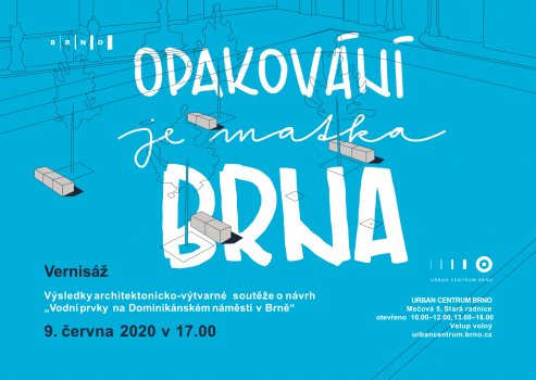 Vodní prvky na Dominikánské náměstí v Brně